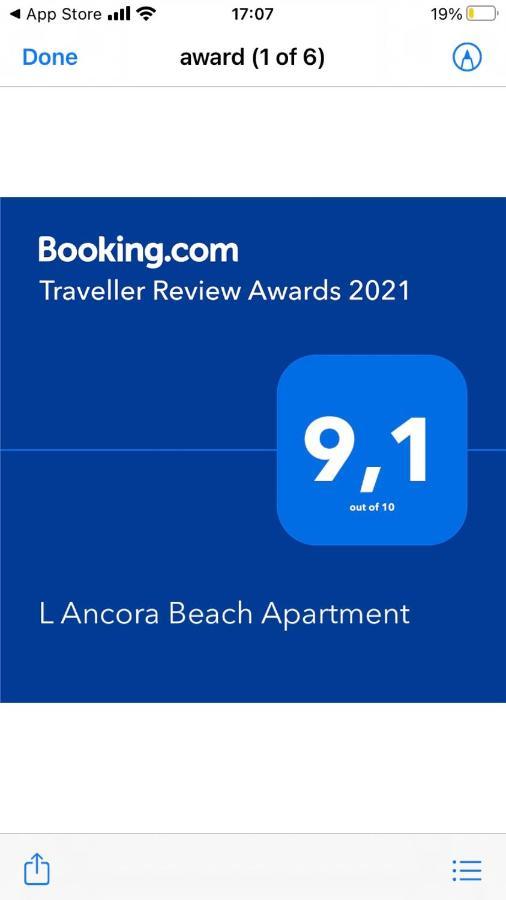 L Ancora Beach Apartment Шабія Екстер'єр фото